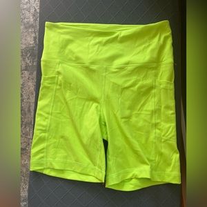 Lime Green Running Shorts
